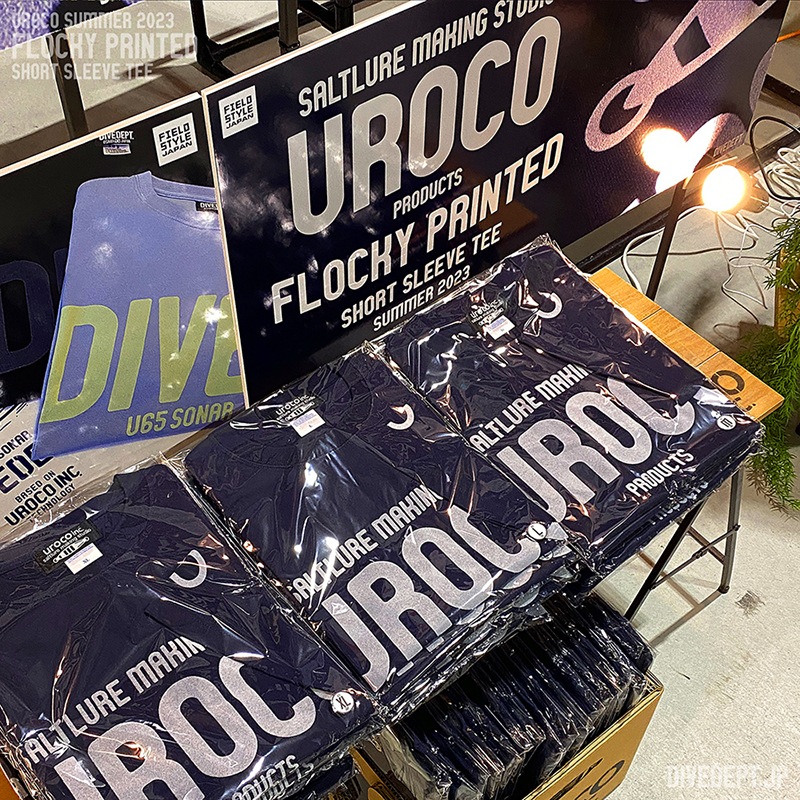 UROCO SUMMER 2023 FLOCKY PRINTED SHORT SLEEVE TEE UFS-0014