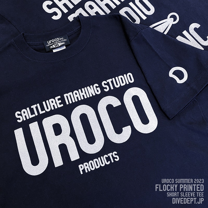 UROCO SUMMER 2023 FLOCKY PRINTED SHORT SLEEVE TEE UFS-0014