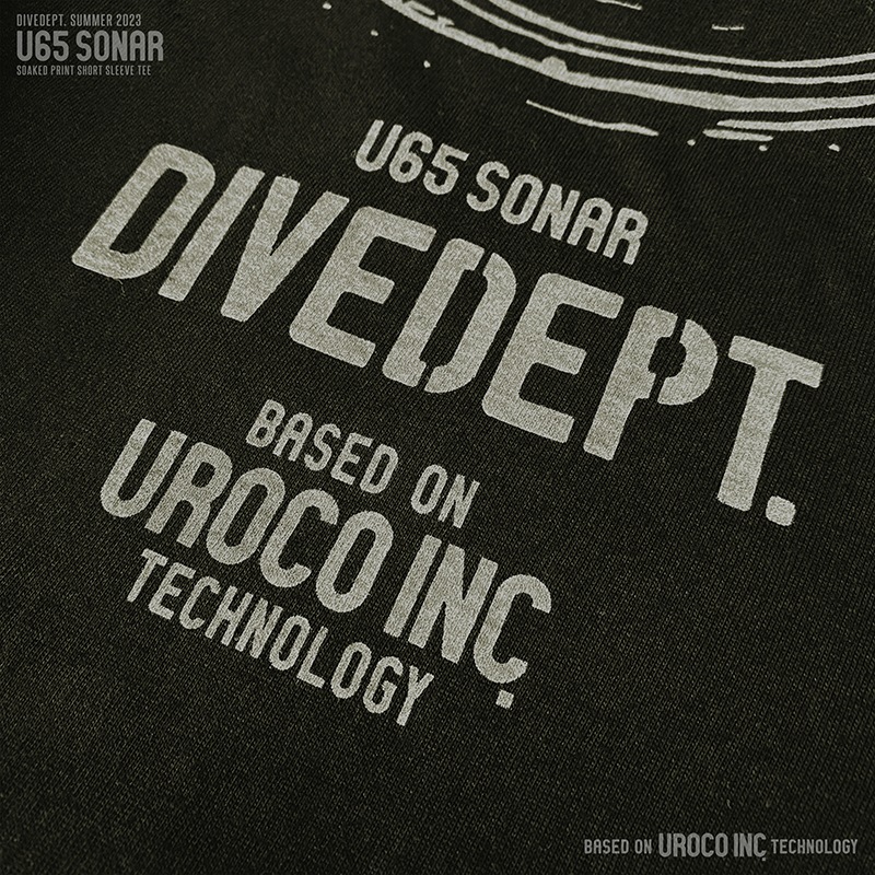 DIVEDEPT. U65 SOAKED PRINT SHORT SLEEVE TEE DSS-0016