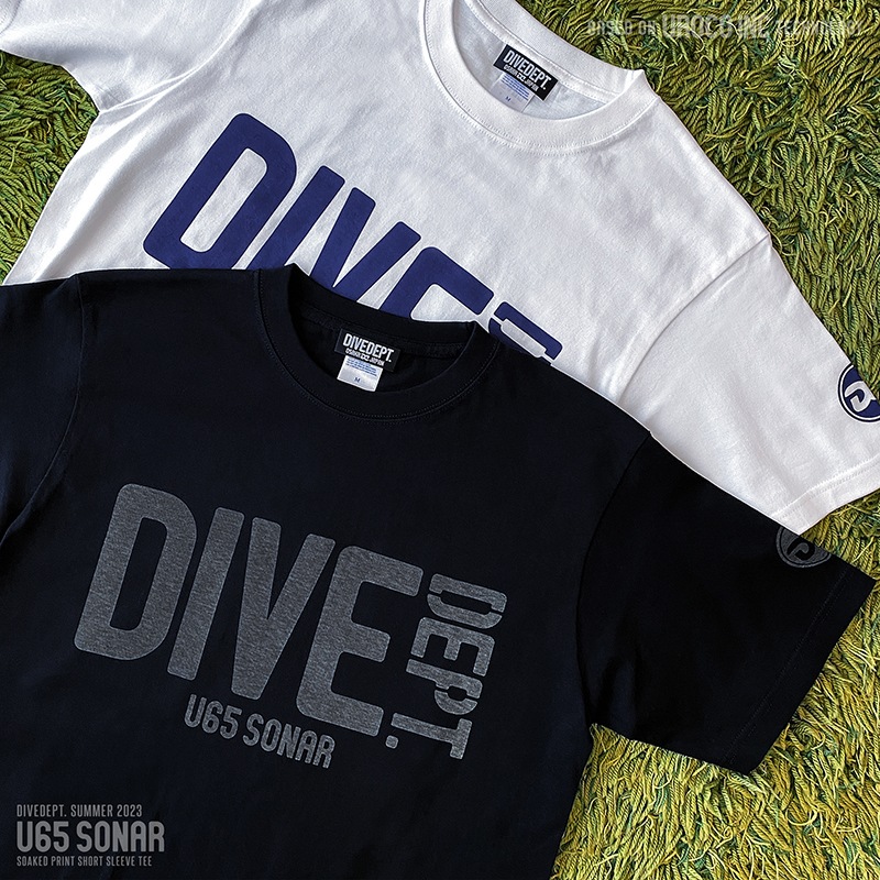 DIVEDEPT. U65 SOAKED PRINT SHORT SLEEVE TEE DSS-0016