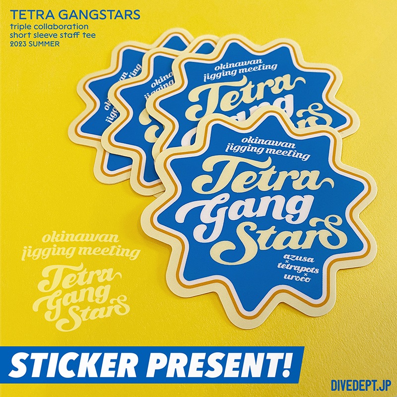 TETRA GANGSTARS 2023 FLOCKY PRINTED SHORT SLEEVE TEE TGS-0019