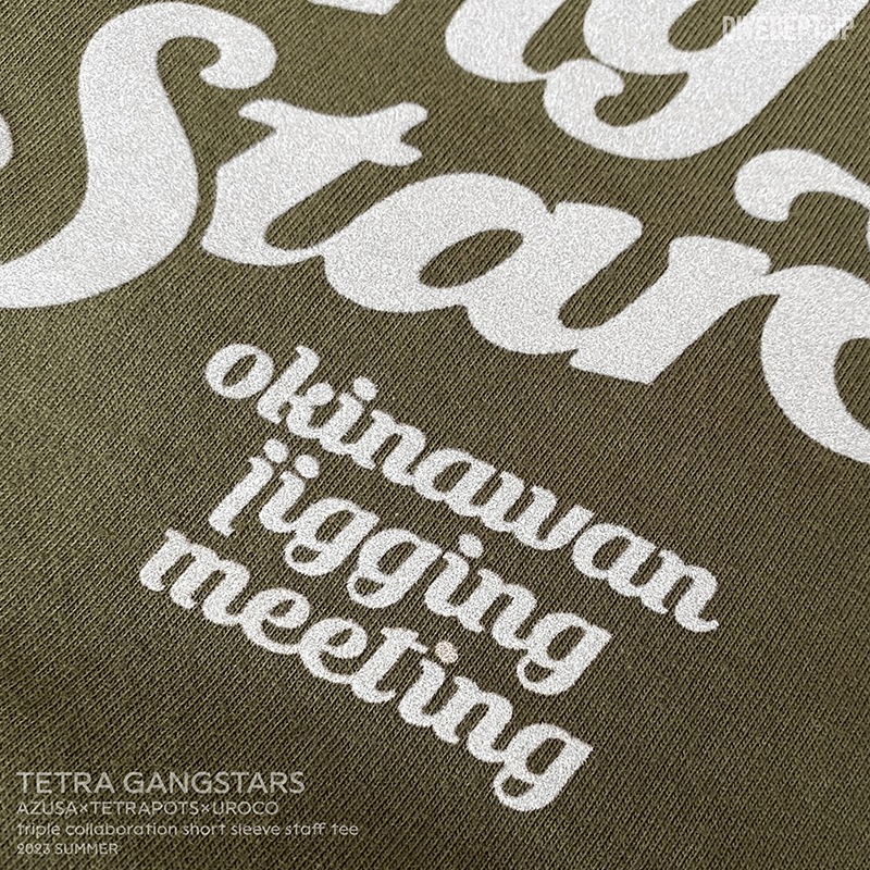 TETRA GANGSTARS 2023 FLOCKY PRINTED SHORT SLEEVE TEE TGS-0019