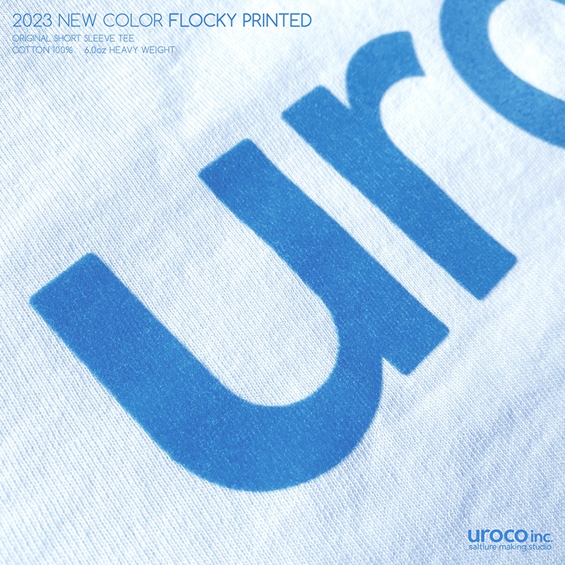 UROCO 2023 NEW COLOR FLOCKY PRINTED SHORT SLEEVE TEE UFS-0023