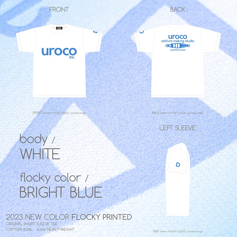 UROCO 2023 NEW COLOR FLOCKY PRINTED SHORT SLEEVE TEE UFS-0023