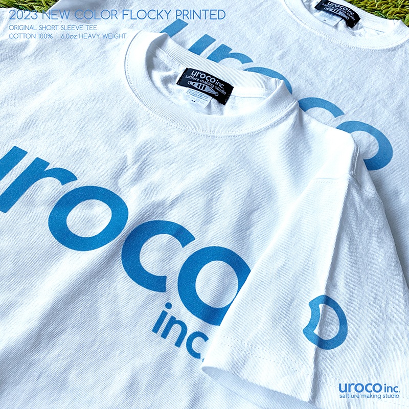 UROCO 2023 NEW COLOR FLOCKY PRINTED SHORT SLEEVE TEE UFS-0023