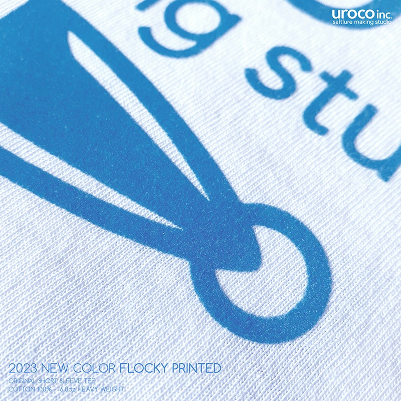 UROCO 2023 NEW COLOR FLOCKY PRINTED SHORT SLEEVE TEE UFS-0023