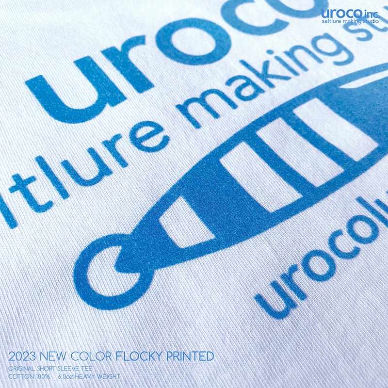 UROCO 2023 NEW COLOR FLOCKY PRINTED SHORT SLEEVE TEE UFS-0023