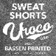 UROCO 2023 SWEAT SHORTS BASSEN PRINTED UJ-0024