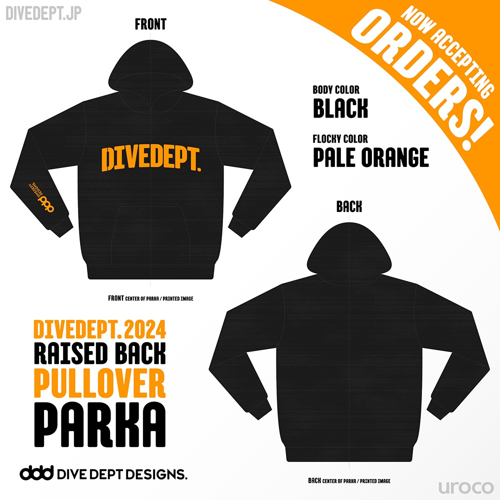 DIVEDEPT. SHOPPERS FLOCKY PRESS PARKA 2024 DSRP-0029
