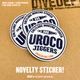 UROCO JIGGERS FLOCKY PRINTED SHORT SLEEVE TEE UJFS-0035