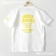 UROCO JIGGERS YELLOW FLOCKY PRINTED SHORT SLEEVE TEE UJFS-0036