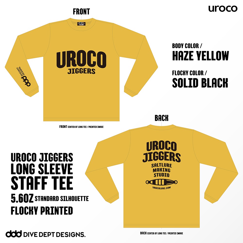 UROCO JIGGERS STAFF LONG SLEEVE LIMITED TEE UJFL-0038