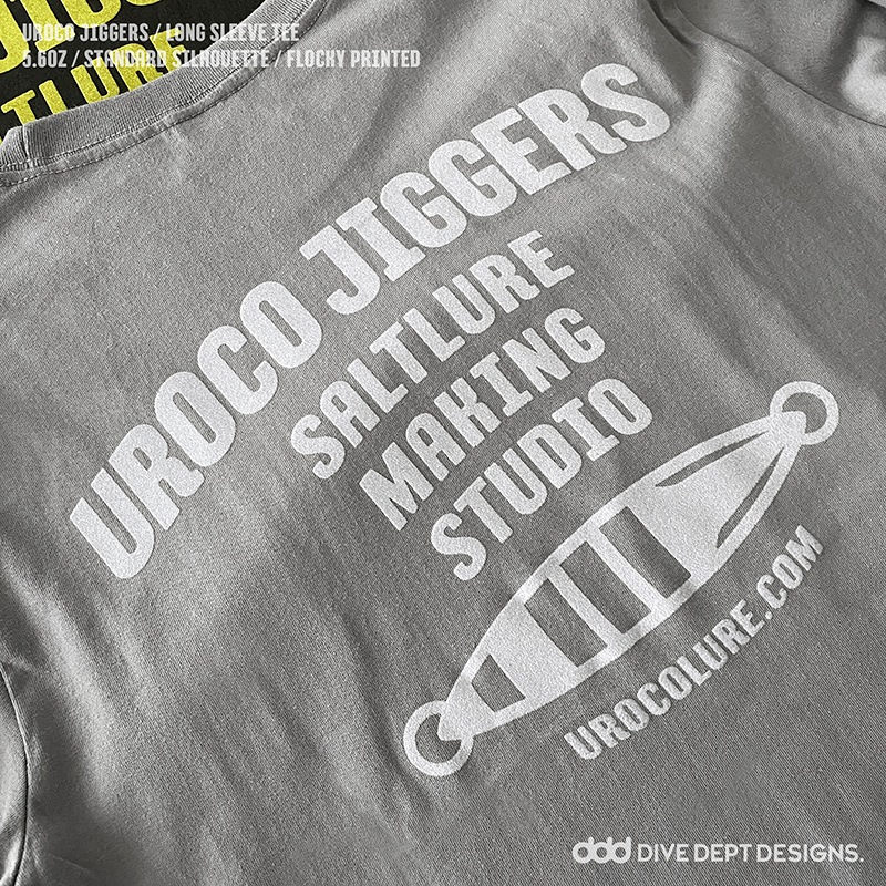 UROCO JIGGERS FLOCKY PRINTED LONG SLEEVE TEE UJFL-0039