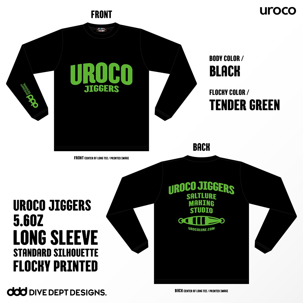UROCO JIGGERS FLOCKY PRINTED LONG SLEEVE TEE UJFL-0039