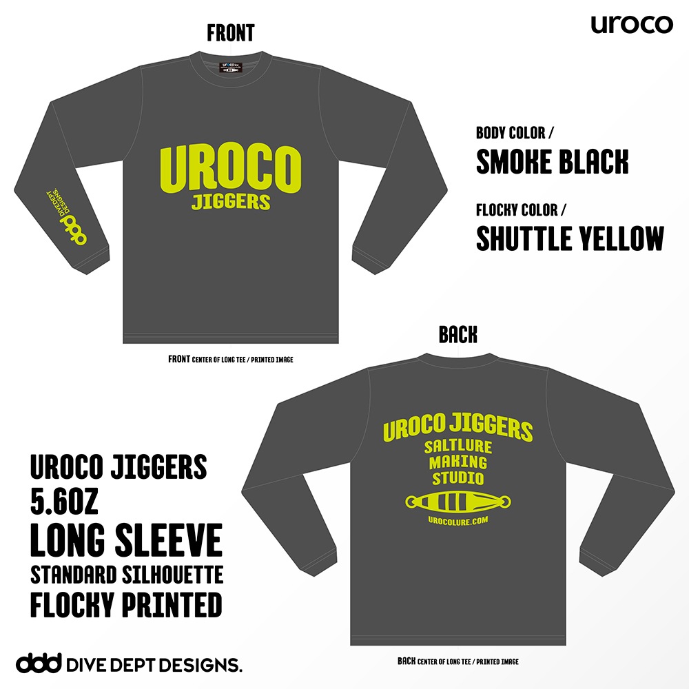 UROCO JIGGERS FLOCKY PRINTED LONG SLEEVE TEE UJFL-0039
