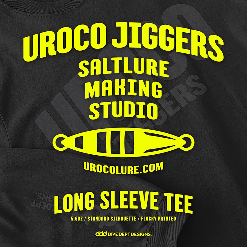 UROCO JIGGERS FLOCKY PRINTED LONG SLEEVE TEE UJFL-0039