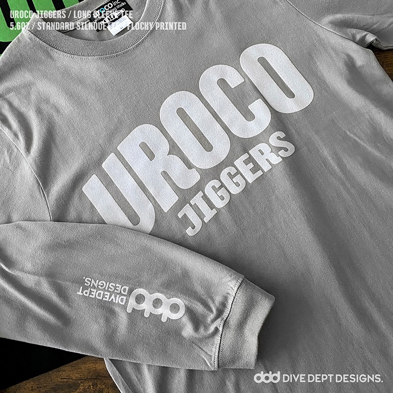 UROCO JIGGERS FLOCKY PRINTED LONG SLEEVE TEE UJFL-0039