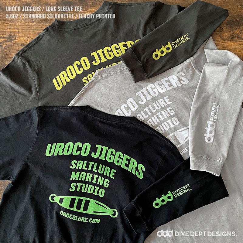 UROCO JIGGERS FLOCKY PRINTED LONG SLEEVE TEE UJFL-0039
