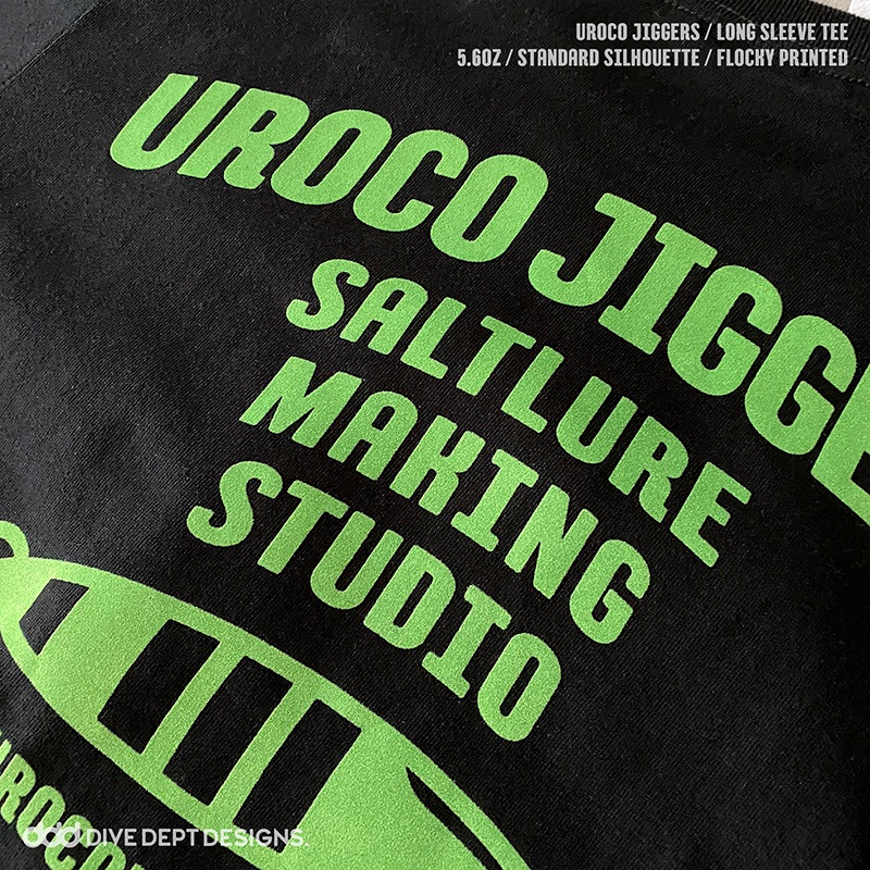 UROCO JIGGERS FLOCKY PRINTED LONG SLEEVE TEE UJFL-0039