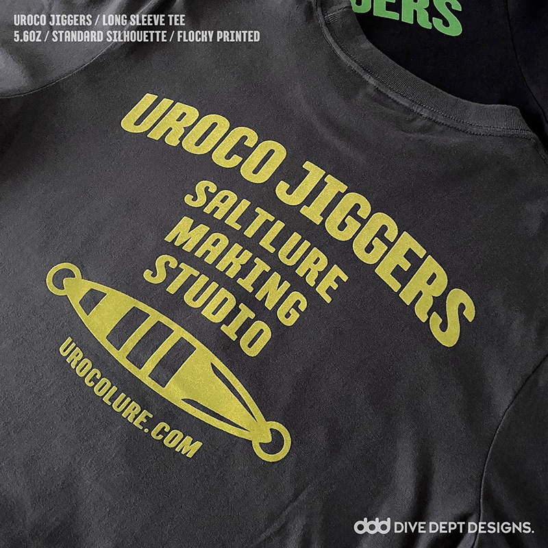 UROCO JIGGERS FLOCKY PRINTED LONG SLEEVE TEE UJFL-0039