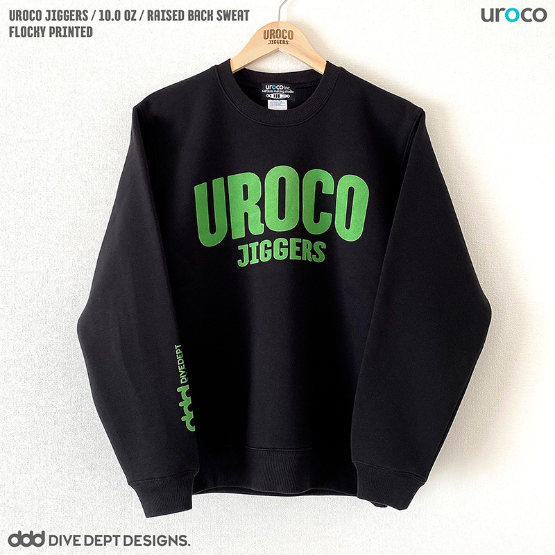 UROCO JIGGERS FLOCKY PRESS RAISED BACK SWEAT UFRS-0044
