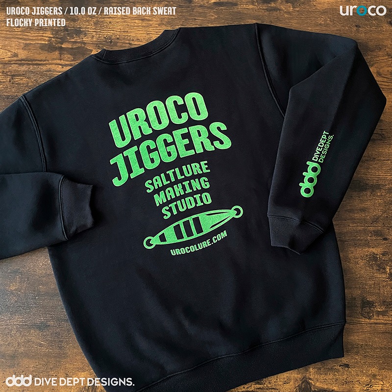 UROCO JIGGERS FLOCKY PRESS RAISED BACK SWEAT UFRS-0044