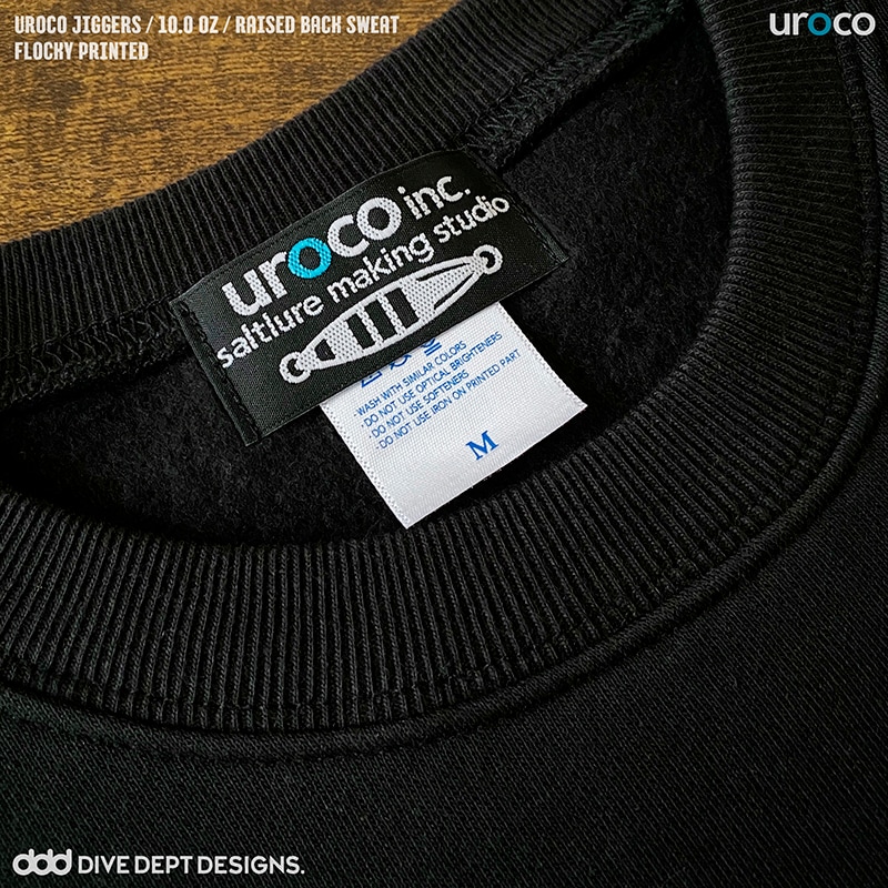 UROCO JIGGERS FLOCKY PRESS RAISED BACK SWEAT UFRS-0044