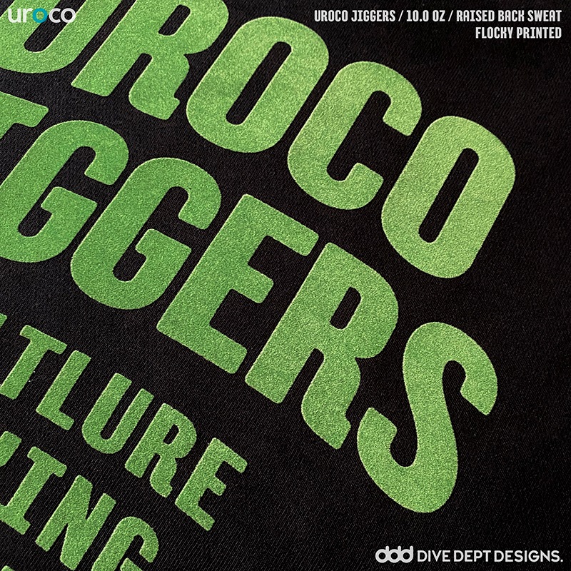 UROCO JIGGERS FLOCKY PRESS RAISED BACK SWEAT UFRS-0044