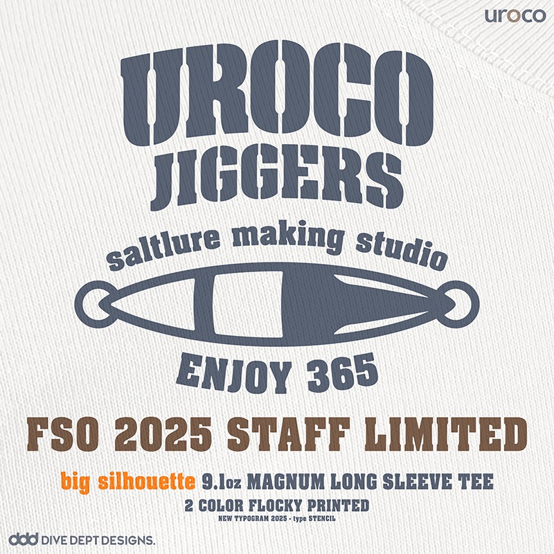 UROCO JIGGERS FSO STAFF BIG LONG SLEEVE LIMITED TEE UJBL-0049