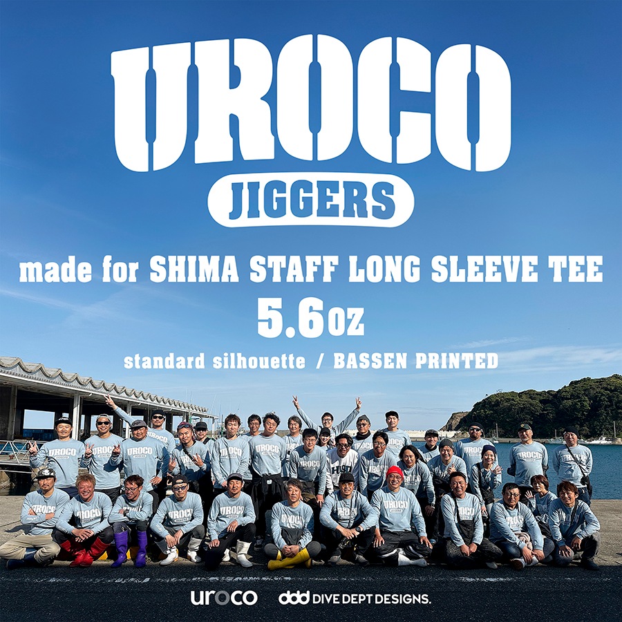 UROCO JIGGERS SHIMA STAFF LONG SLEEVE TEE USSL-0050