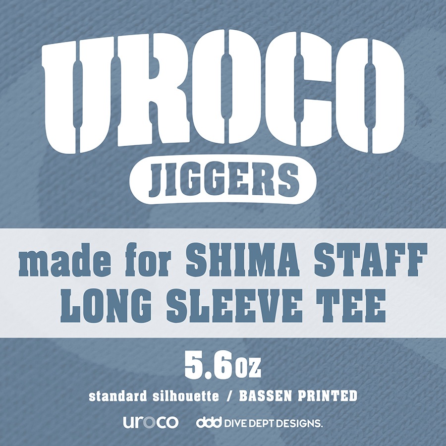 UROCO JIGGERS SHIMA STAFF LONG SLEEVE TEE USSL-0050