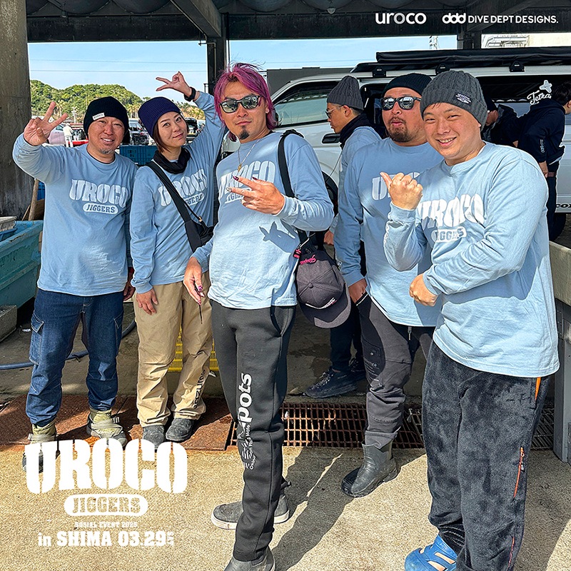 UROCO JIGGERS SHIMA STAFF LONG SLEEVE TEE USSL-0050
