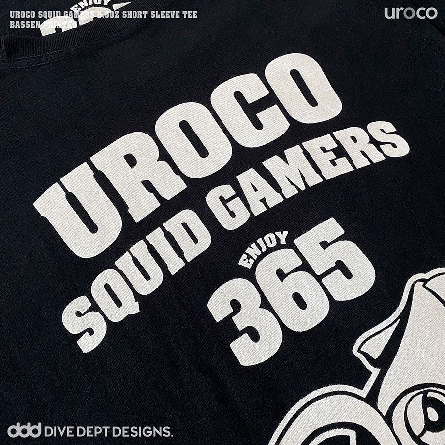 UROCO SQUID GAMERS BASSEN PRINTED SHORT SLEEVE TEE USGS-0051