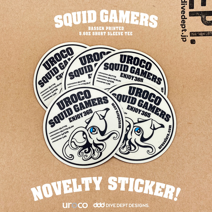 UROCO SQUID GAMERS BASSEN PRINTED SHORT SLEEVE TEE USGS-0051