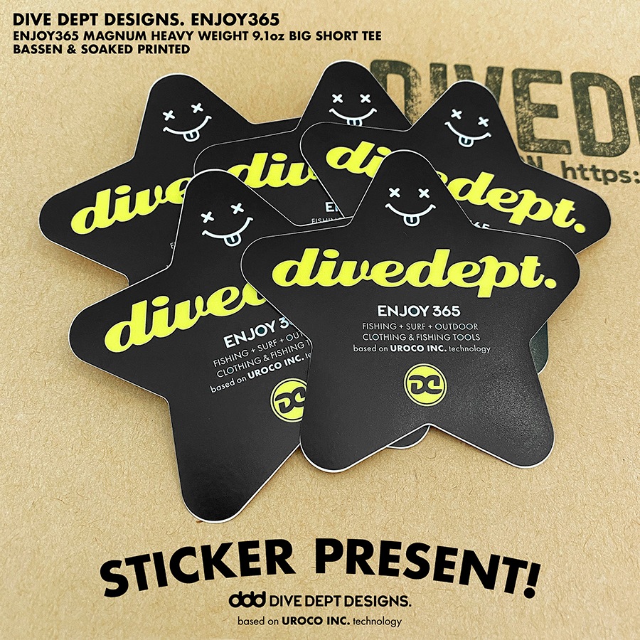 DIVEDEPT. ENJOY365 BIG SHORT TEE DEBS-0052