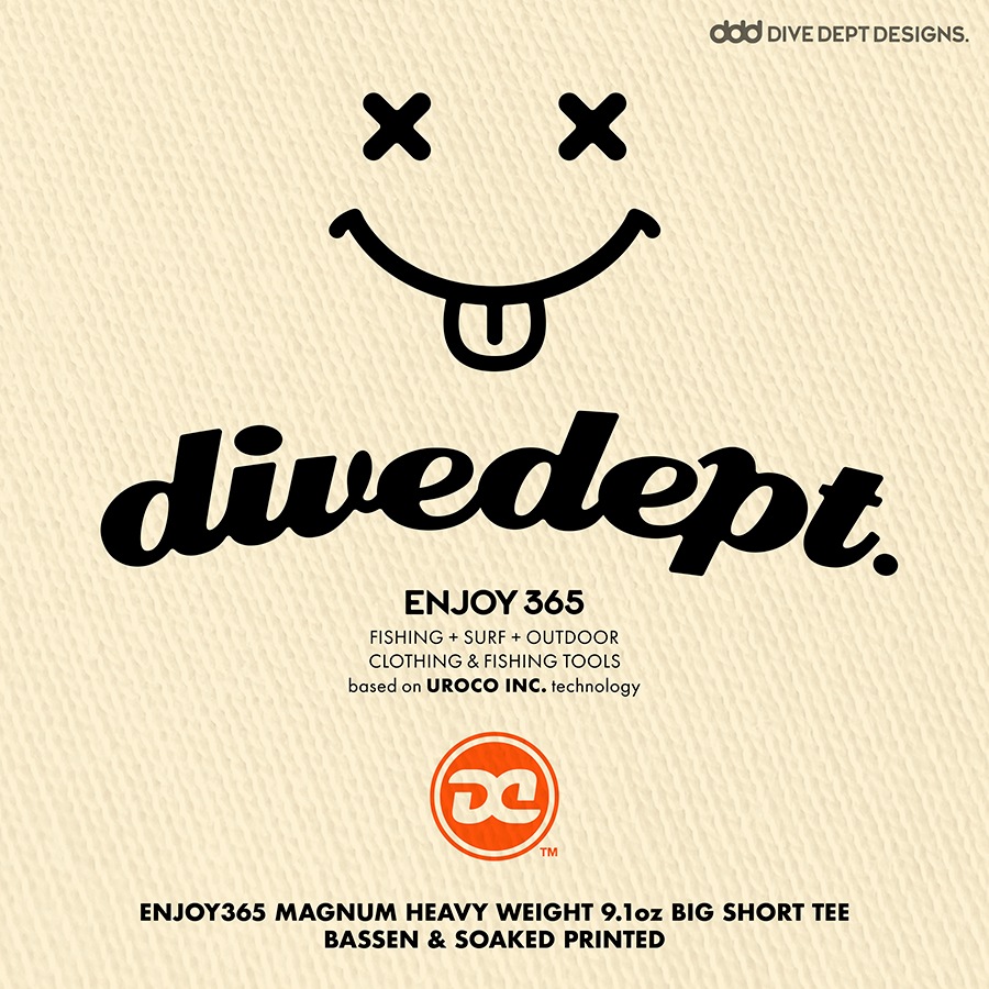 DIVEDEPT. ENJOY365 BIG SHORT TEE DEBS-0052