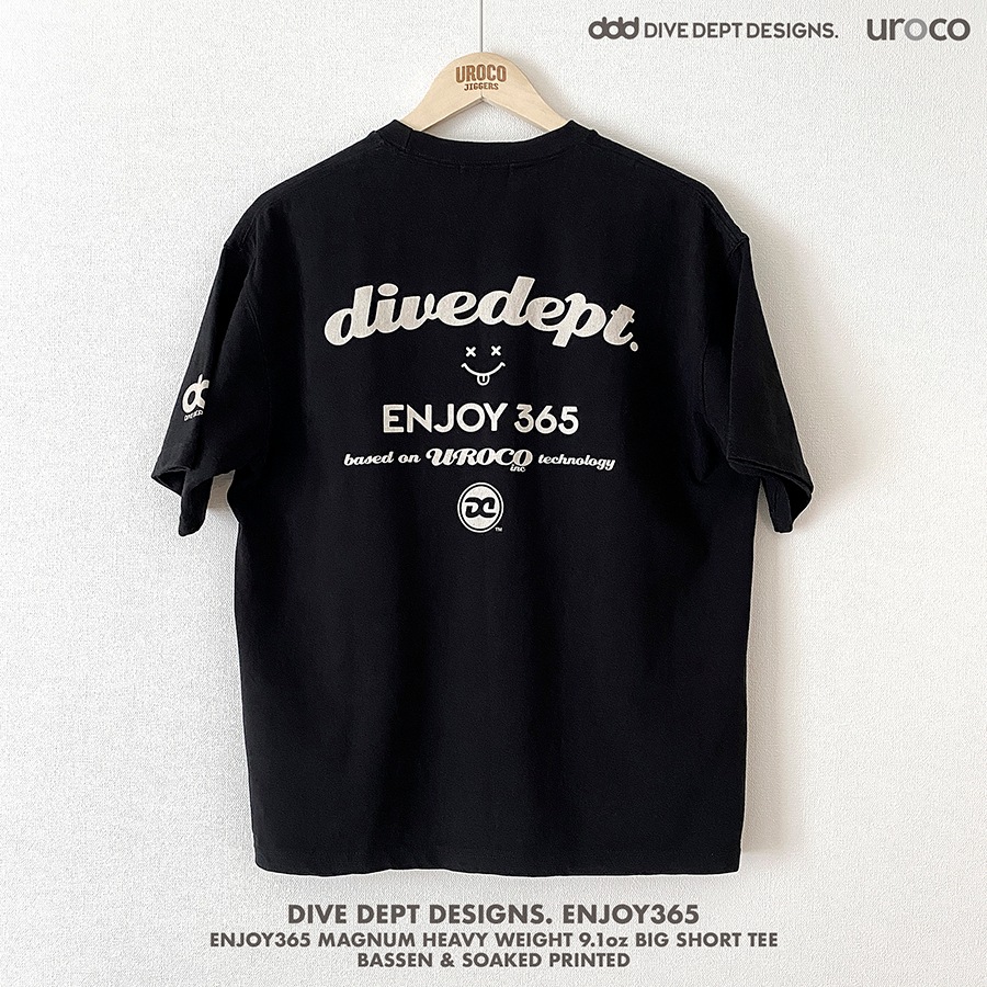 DIVEDEPT. ENJOY365 BIG SHORT TEE DEBS-0052