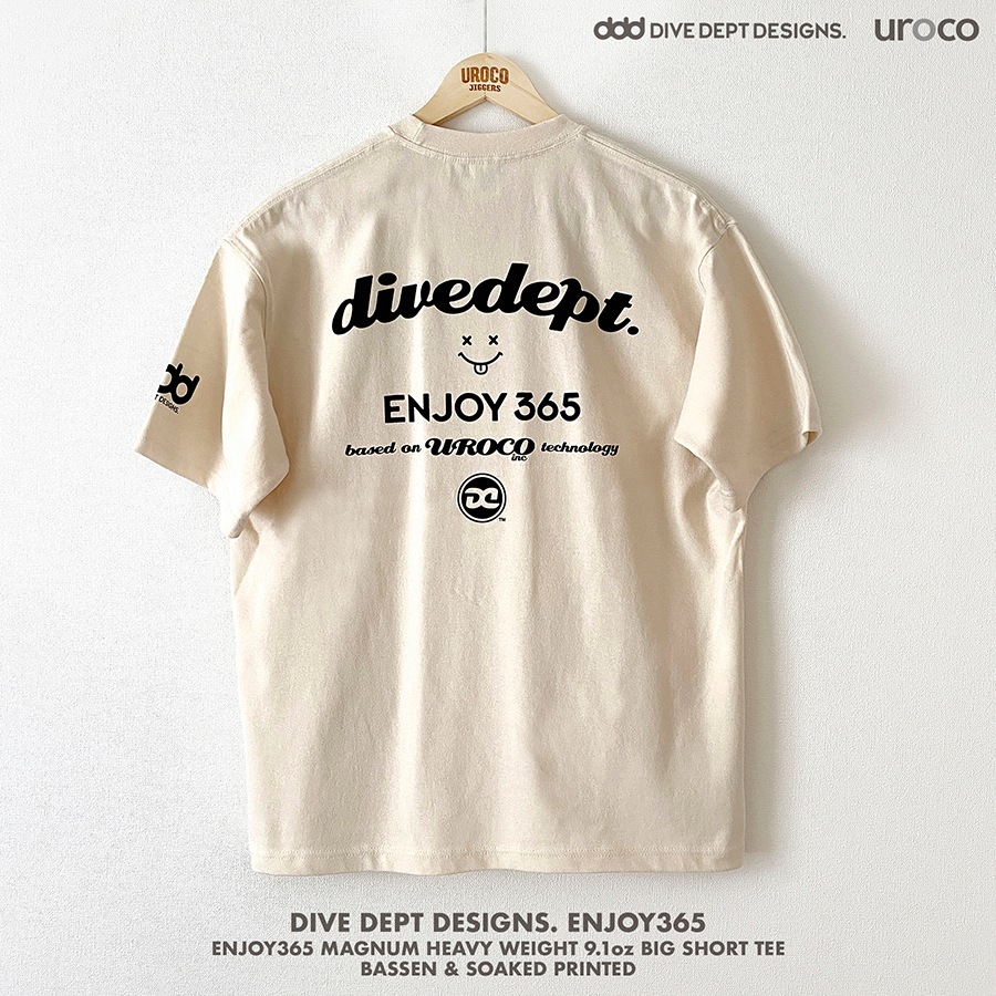 DIVEDEPT. ENJOY365 BIG SHORT TEE DEBS-0052