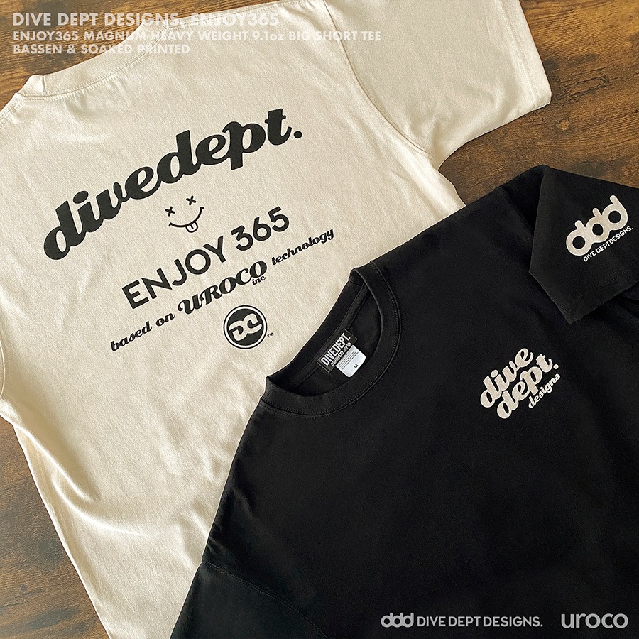 DIVEDEPT. ENJOY365 BIG SHORT TEE DEBS-0052