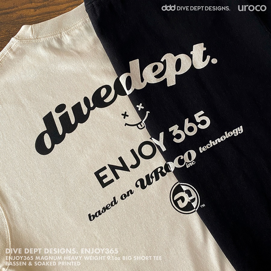 DIVEDEPT. ENJOY365 BIG SHORT TEE DEBS-0052