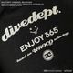 DIVEDEPT. ENJOY365 BIG SHORT TEE DEBS-0052