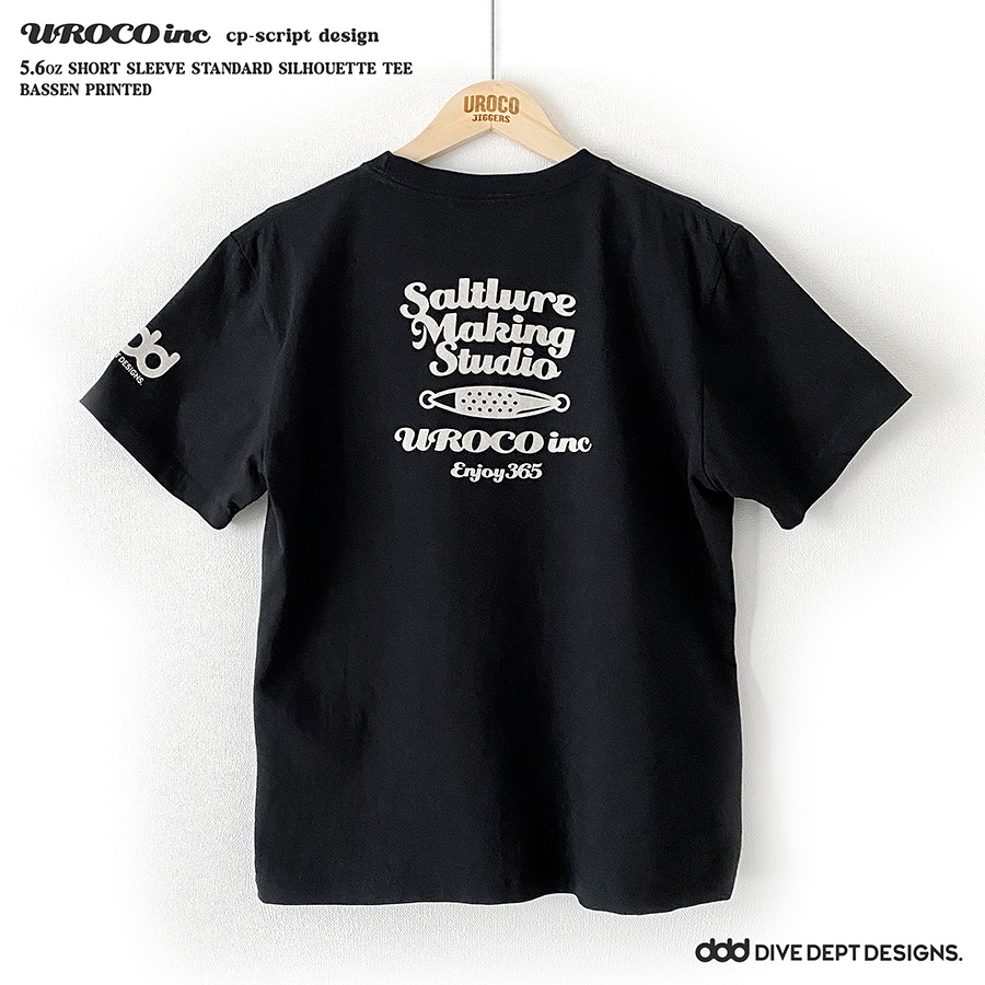 UROCO CP-SCRIPT BASSEN PRINTED SHORT SLEEVE TEE UCBS-0055