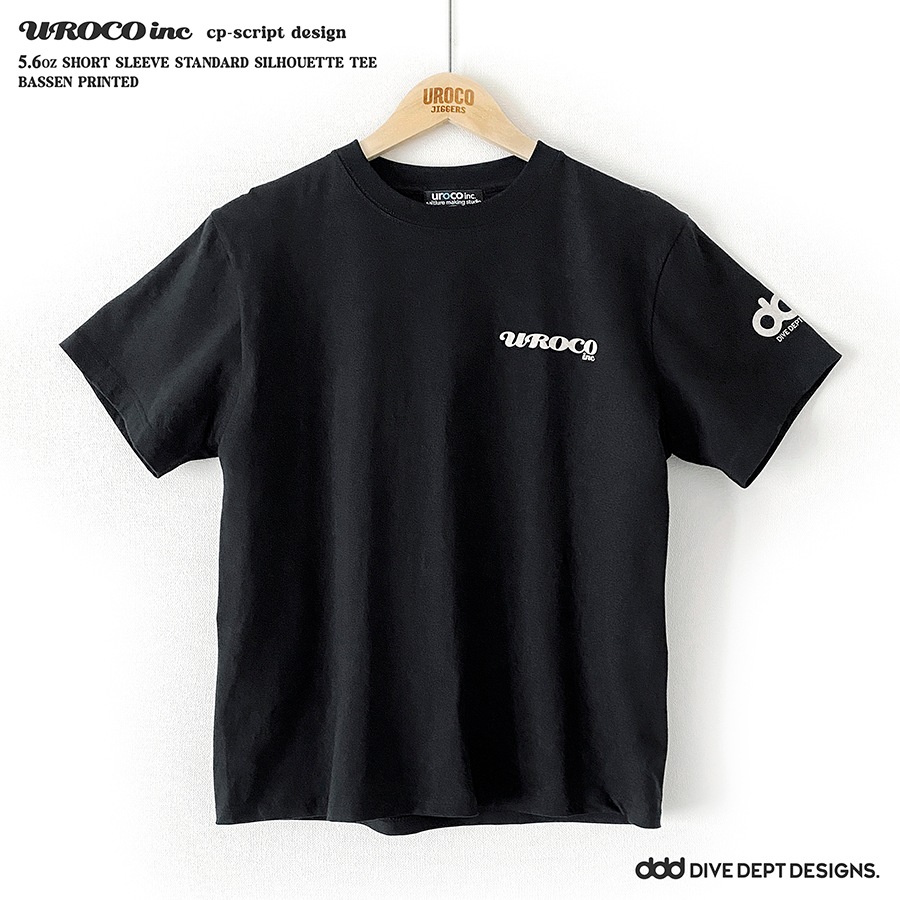 UROCO CP-SCRIPT BASSEN PRINTED SHORT SLEEVE TEE UCBS-0055