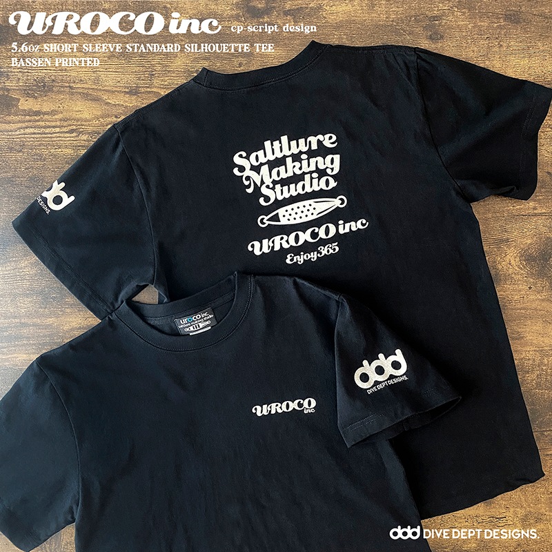 UROCO CP-SCRIPT BASSEN PRINTED SHORT SLEEVE TEE UCBS-0055