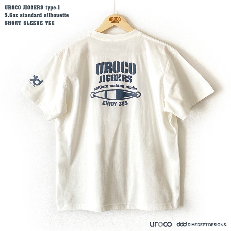 UROCO JIGGERS FLOCKY PRINTED SHORT SLEEVE TEE UJFS-0057