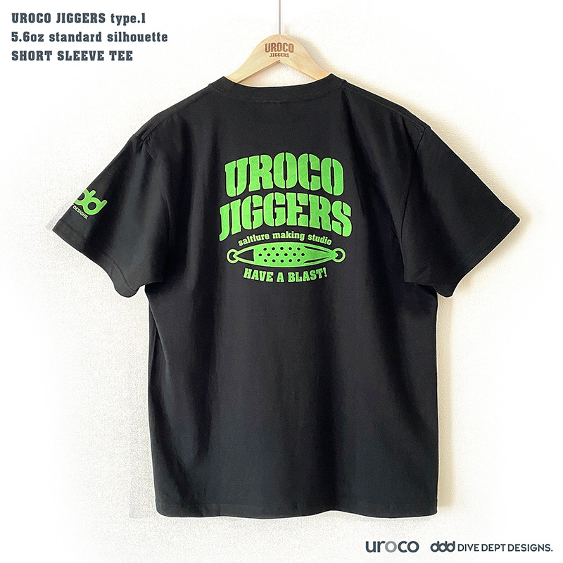 UROCO JIGGERS FLOCKY PRINTED SHORT SLEEVE TEE UJFS-0057