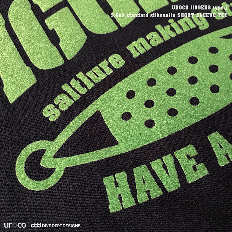 UROCO JIGGERS FLOCKY PRINTED SHORT SLEEVE TEE UJFS-0057