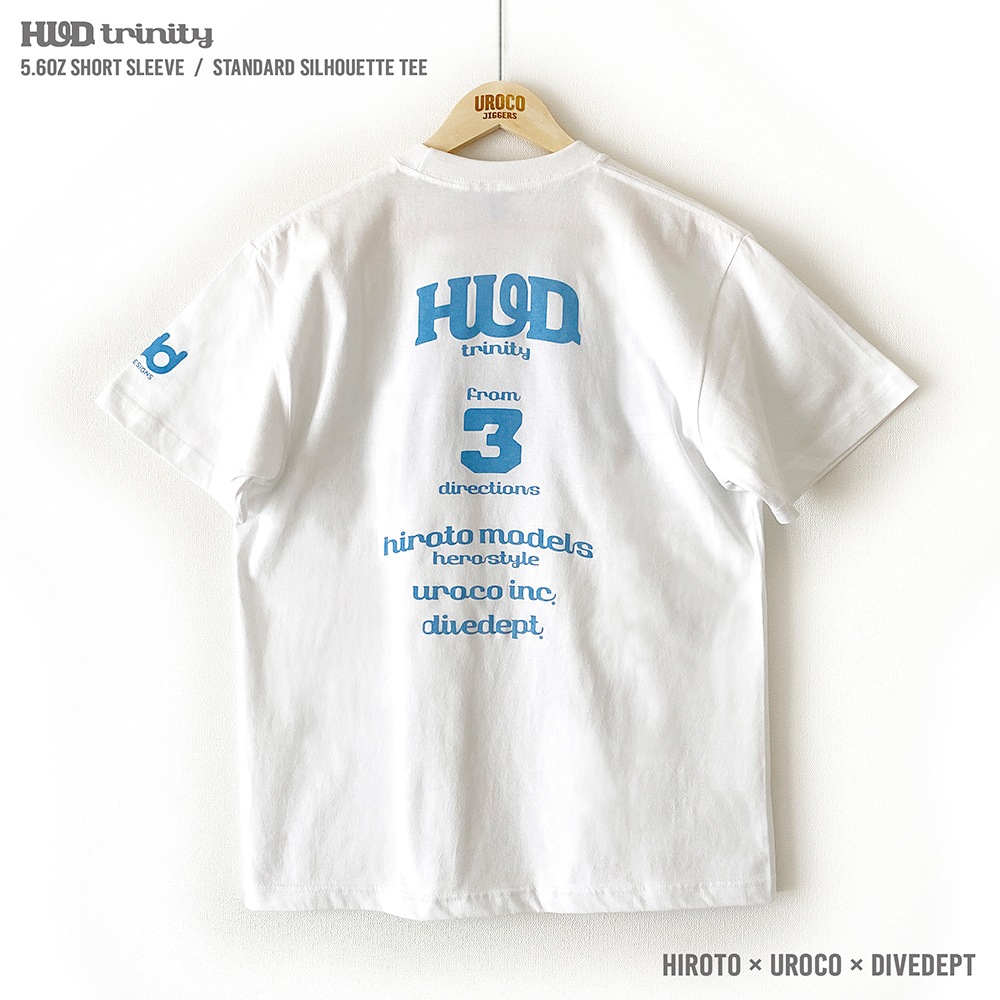 HUD TRINITY FLOCKY PRESS SHORT TEE HFSS-0058