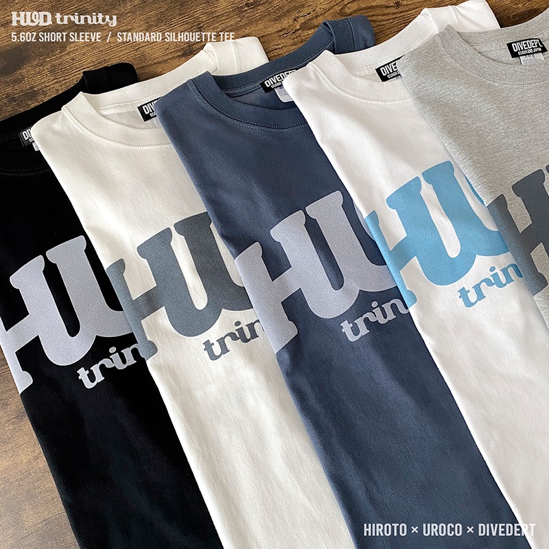 HUD TRINITY FLOCKY PRESS SHORT TEE HFSS-0058