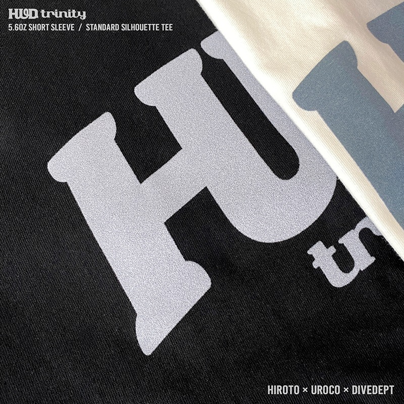 HUD TRINITY FLOCKY PRESS SHORT TEE HFSS-0058